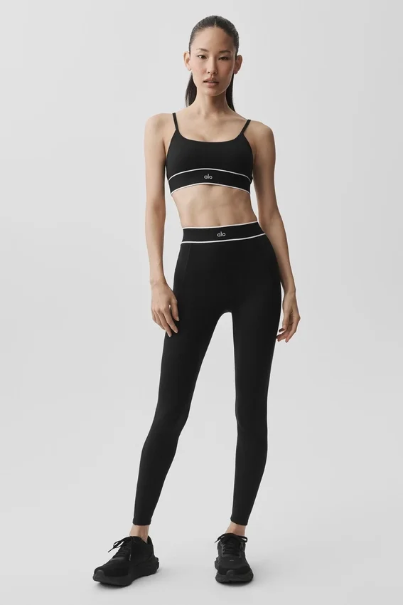Alo Softsculpt „Amp It Up“-BH – Schwarz