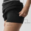 Alo Softsculpt „Amp It Up“ Tennisrock – Schwarz