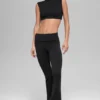 Alo Softsculpt Capped Out Kurzarmshirt – Schwarz