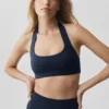 Alo Softsculpt „Feel the Heat“ Neckholder-BH – Navy