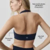 Alo Softsculpt „Feel the Heat“ Neckholder-BH – Navy