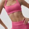 Alo Softsculpt „Feel the Heat“ Neckholder-BH – Paradise Pink