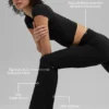 Alo Softsculpt High-Waist 7/8 Bootcut Leggings – Schwarz