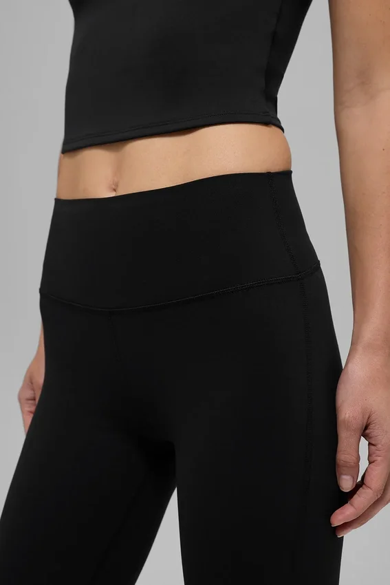 Alo Softsculpt High-Waist 7/8 Bootcut Leggings – Schwarz
