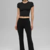 Alo Softsculpt High-Waist 7/8 Bootcut Leggings – Schwarz