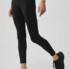 Alo Softsculpt High-Waist 7/8-Leggings – Schwarz