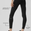 Alo Softsculpt High-Waist 7/8-Leggings – Schwarz