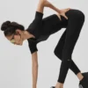 Alo Softsculpt High-Waist 7/8-Leggings – Schwarz