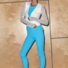 Alo Softsculpt High-Waist 7/8 Superset Leggings – Azurblau
