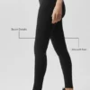 Alo Softsculpt High-Waist 7/8 Superset Leggings – Schwarz