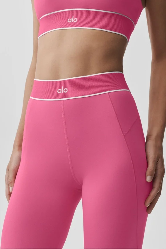 Alo Softsculpt High-Waist Amp It up Leggings – Paradise Pink
