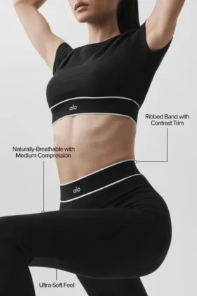 Alo Softsculpt High-Waist „Amp It Up“-Leggings – Schwarz