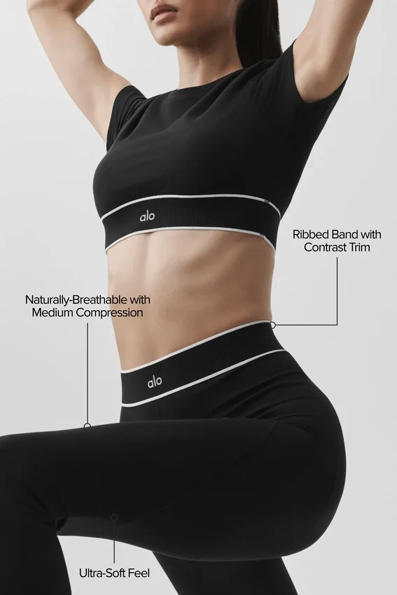 Alo Softsculpt High-Waist „Amp It Up“-Leggings – Schwarz