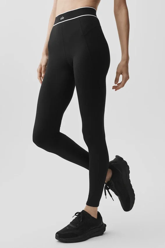 Alo Softsculpt High-Waist „Amp It Up“-Leggings – Schwarz