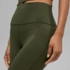 Alo Softsculpt High-Waist Bootcut Leggings – Olivgrün