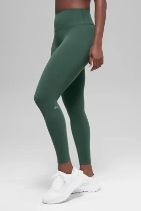 Alo Softsculpt High-Waist-Leggings – Clover Green