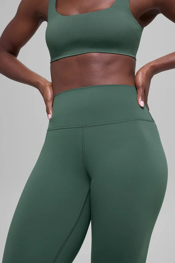 Alo Softsculpt High-Waist-Leggings – Clover Green
