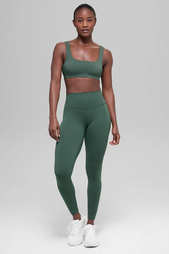 Alo Softsculpt High-Waist-Leggings – Clover Green