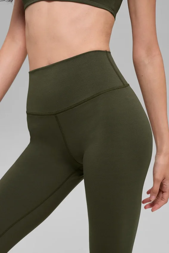 Alo Softsculpt High-Waist-Leggings – Green Olive