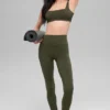 Alo Softsculpt High-Waist-Leggings – Green Olive