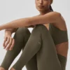 Alo Softsculpt High-Waist-Leggings – Olive Tree