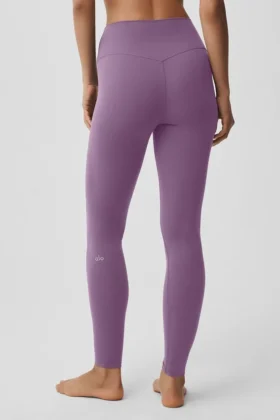 Alo Softsculpt High-Waist Leggings – Plum Kiss