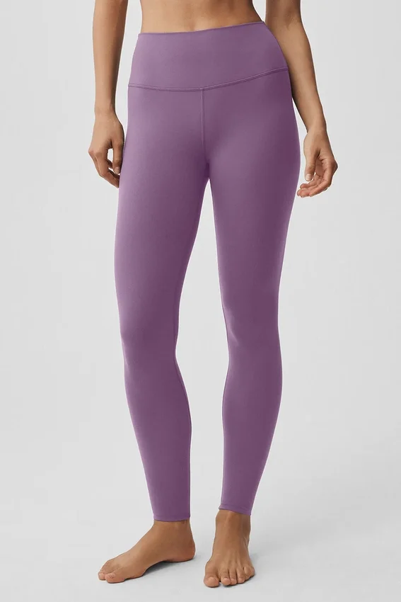 Alo Softsculpt High-Waist Leggings – Plum Kiss