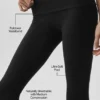 Alo Softsculpt Low-Rise Foldover Capri – Schwarz