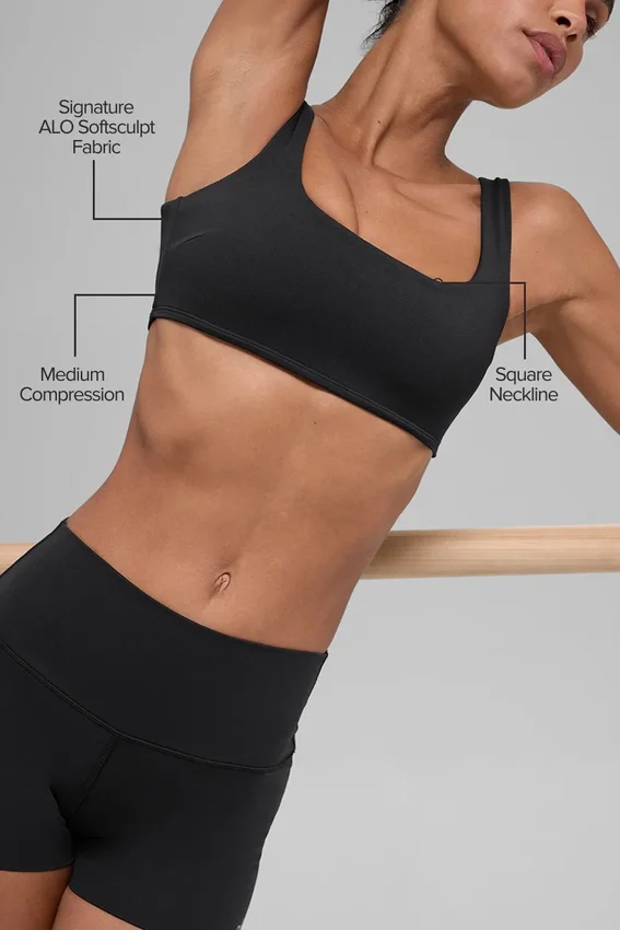 Alo Softsculpt Precision-BH – Schwarz