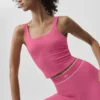 Alo Softsculpt Precision Top – Paradise Pink