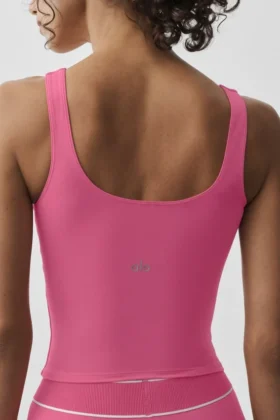 Alo Softsculpt Precision Top – Paradise Pink