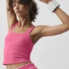 Alo Softsculpt Precision Top – Paradise Pink
