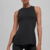 Alo Softsculpt Precision Volllängen-BH-Tanktop – Schwarz