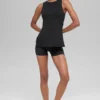 Alo Softsculpt Precision Volllängen-BH-Tanktop – Schwarz