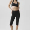 Alo Softsculpt Shoreline Capri – Schwarz