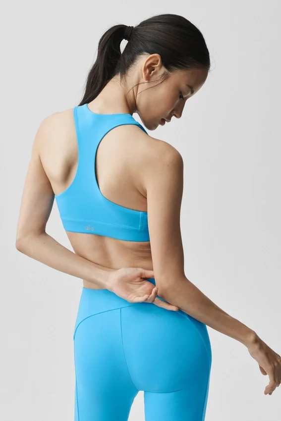 Alo Softsculpt Superset-BH – Azurblau