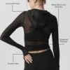 Alo Softsculpt Superset Jacke mit durchgehendem Reißverschluss – Schwarz