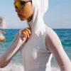 Alo Softsculpt Superset Jacke mit durchgehendem Reißverschluss – Weiß