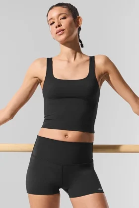 Alo Softsculpt Top – Schwarz