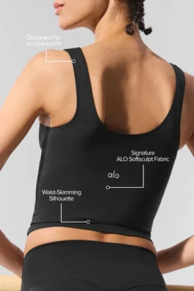 Alo Softsculpt Top – Schwarz