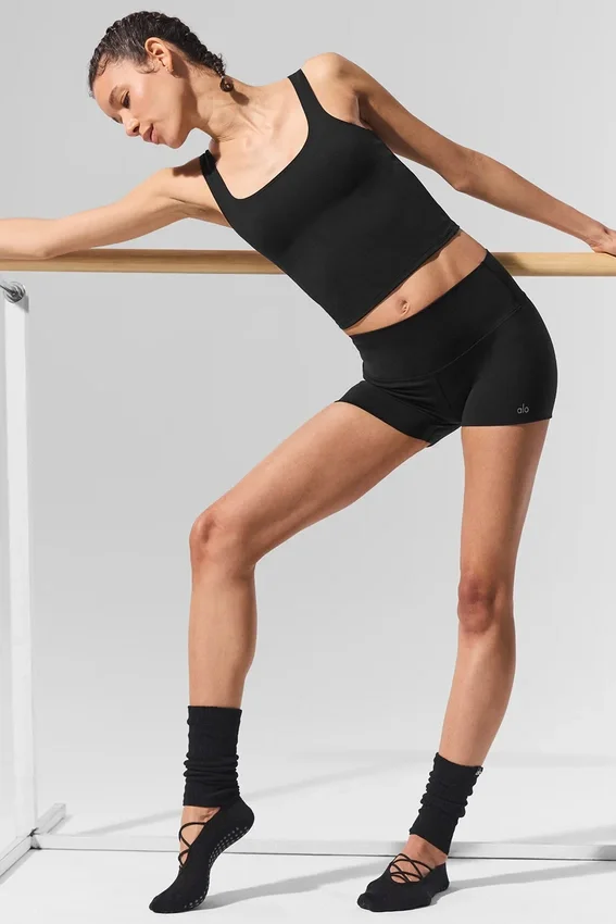 Alo Softsculpt Top – Schwarz