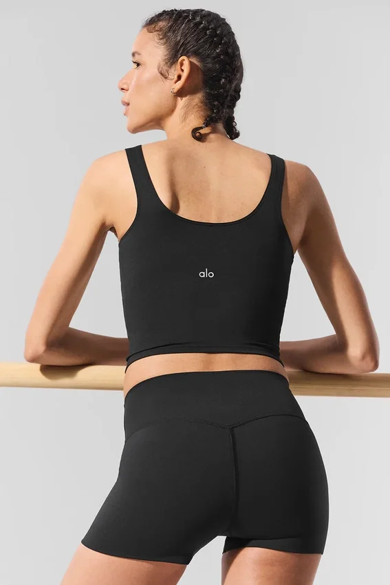 Alo Softsculpt Top – Schwarz