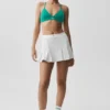 Alo Softsculpt Topspin Tennisrock – Weiß