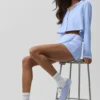 Alo Sunset Sneaker – Hellblau