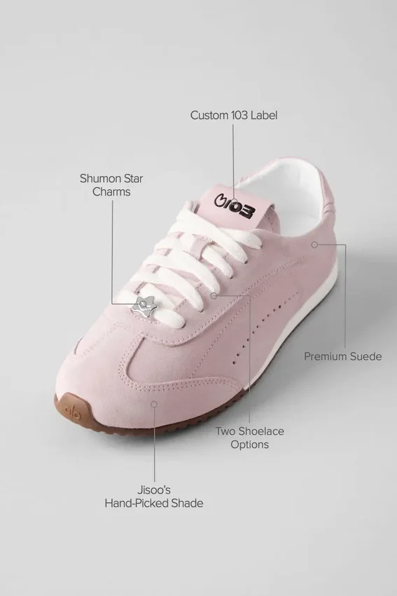 Alo Sunset Sneaker + Jisoo – Bloom Pink