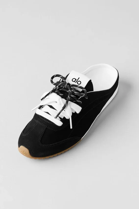 Alo Sunset Sneaker Mule – Schwarz
