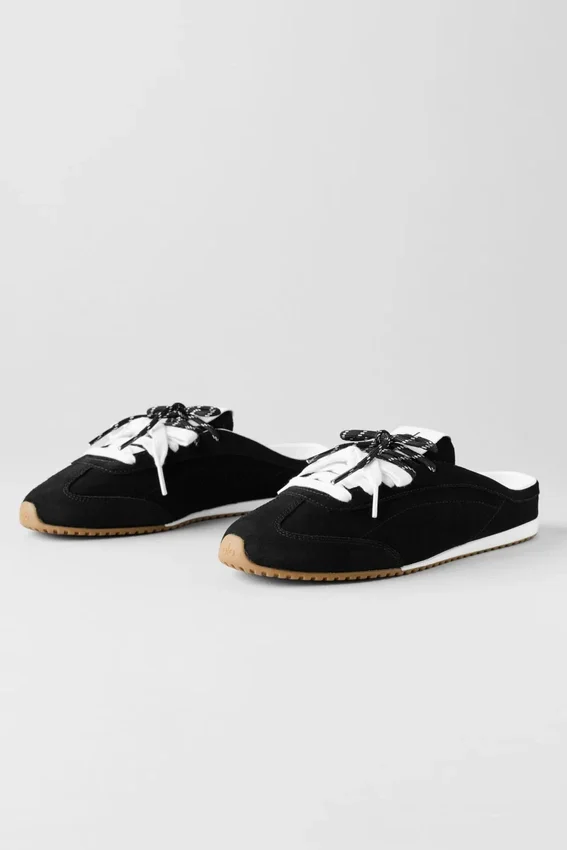 Alo Sunset Sneaker Mule – Schwarz