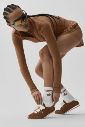 Alo Sunset Sneaker – Sattes, sonnengeküsstes Braun