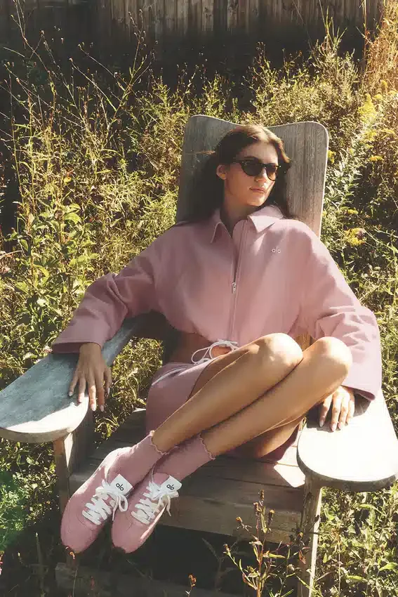 Alo Sunset Sneaker – Vintage-Pink