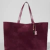 Alo Tranquility Shopper – Bordeauxfarbenes Wildleder